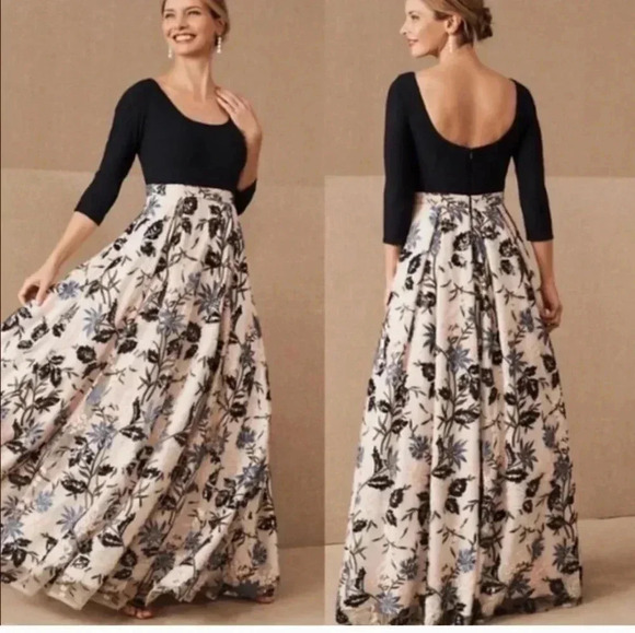BHLDN Dresses & Skirts - Anthropologie BHLDN Gianni Floral Embroidered Lace Dress(10)NWT